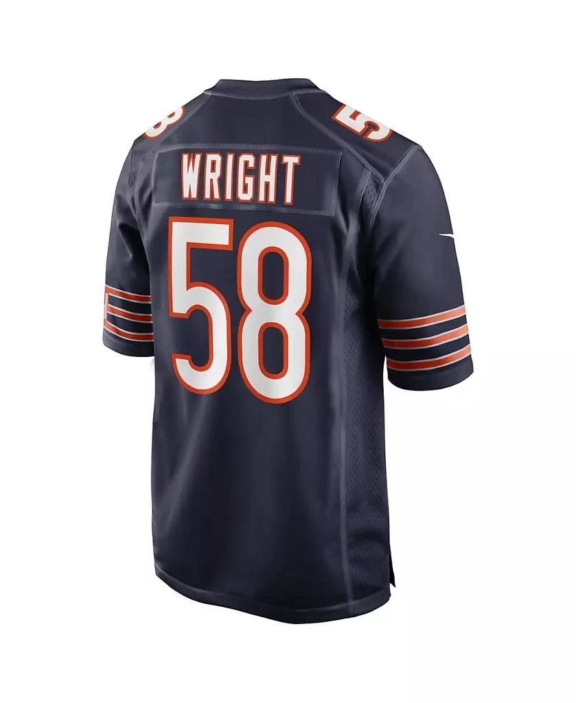 NIKE Men's Darnell Wright Navy Chicago Bears 2023 NFL Draft First Round Pick Game Jersey 3