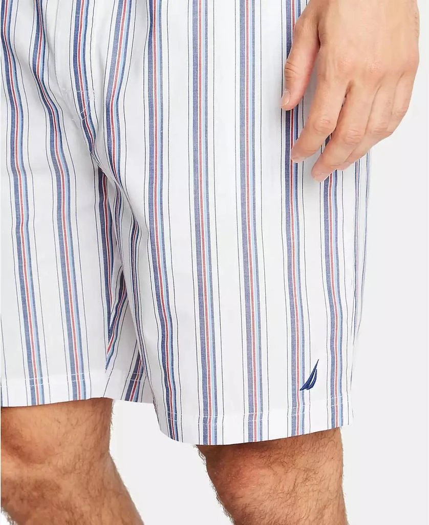Nautica Men's Cotton Striped Pajama Shorts 3