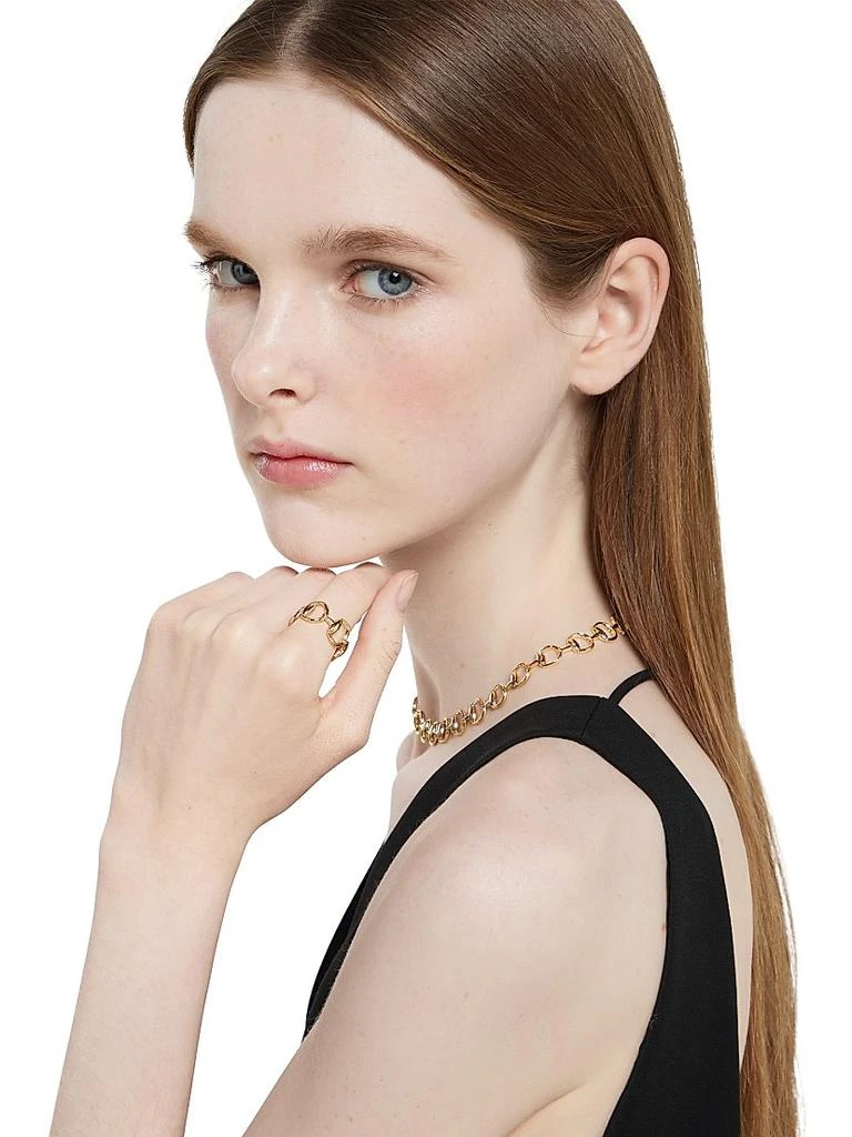 Gucci 18K Yellow Gold Horsebit Ring 2