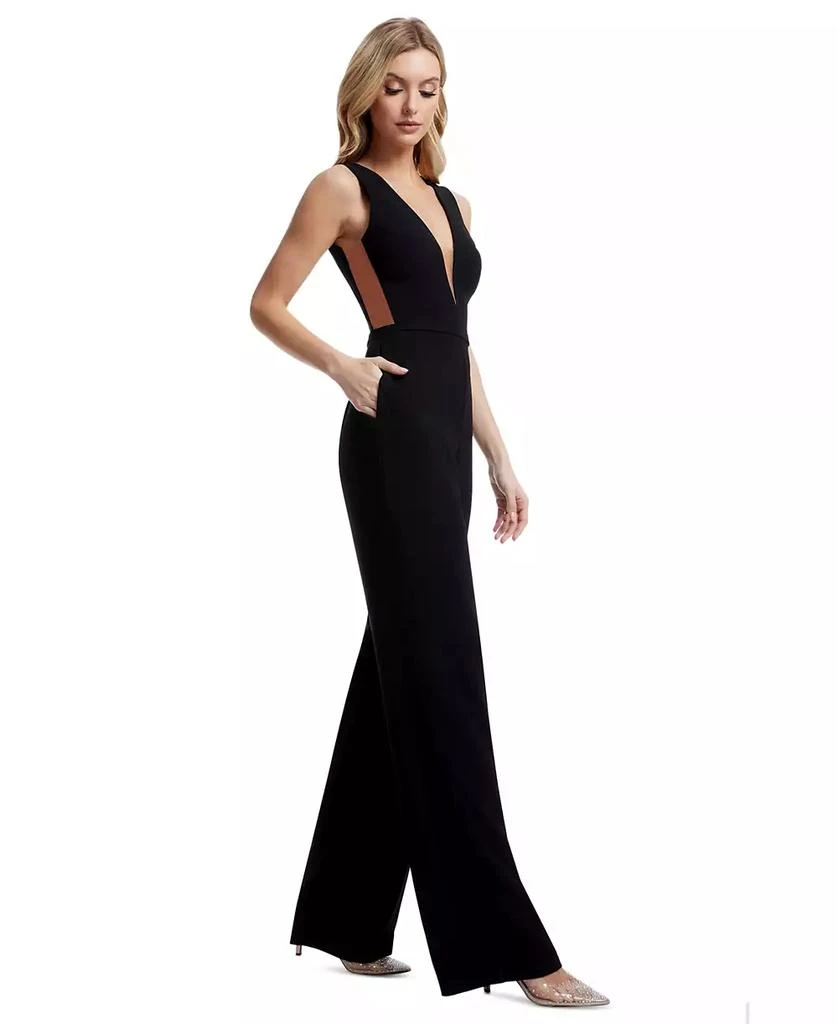 Dress The Population Women's Katrina Plunging-Neck Jumpsuit 2