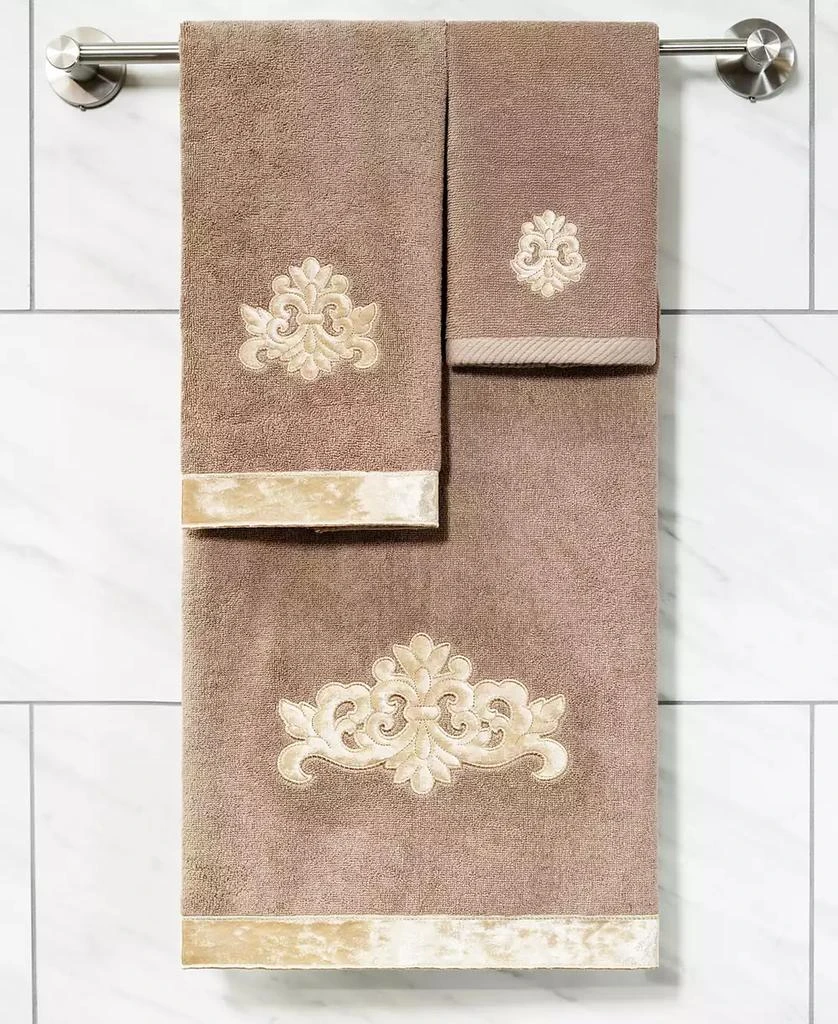 Linum Home Textiles Turkish Cotton May Embellished 3-Pc. Bath Towel Set 3