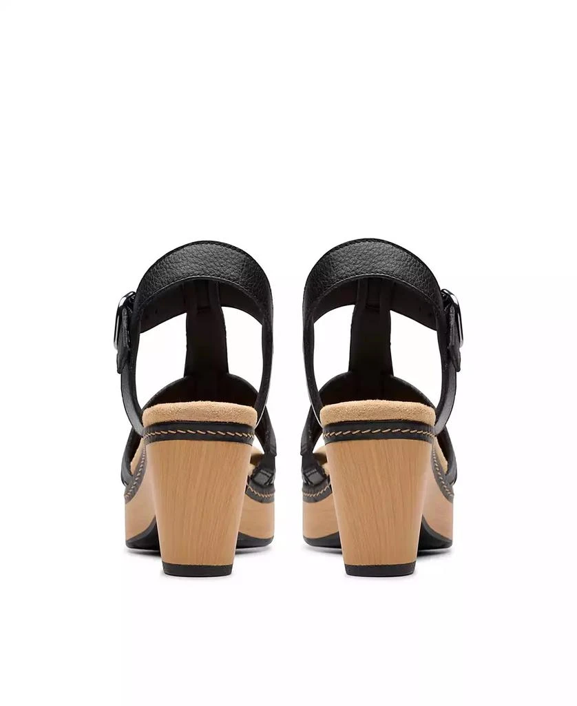 Clarks Seannah Madi Clog-Style Wedge T-Strap Sandals 3