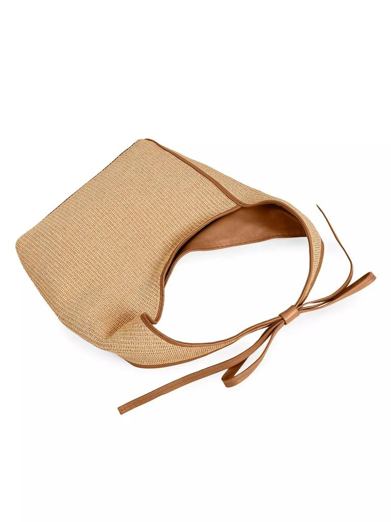 Reformation Medium Vittoria Raffia Shoulder Bag 3