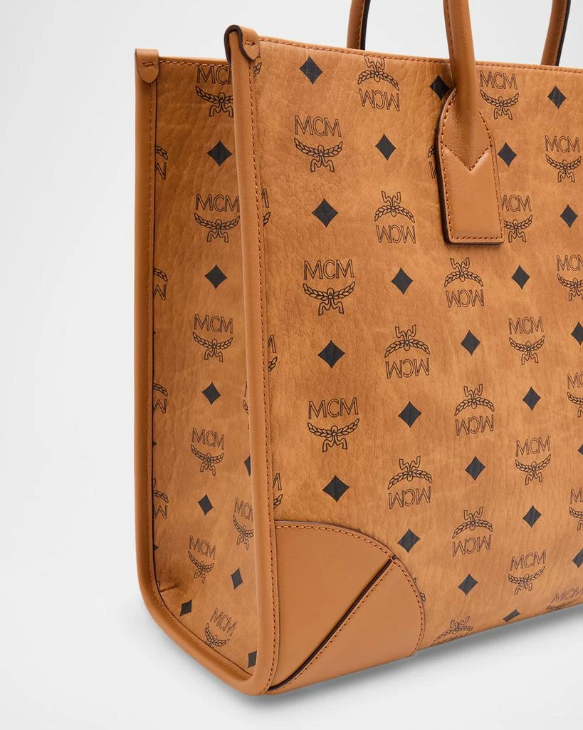 MCM Munchen Large Visetos Tote Bag 5
