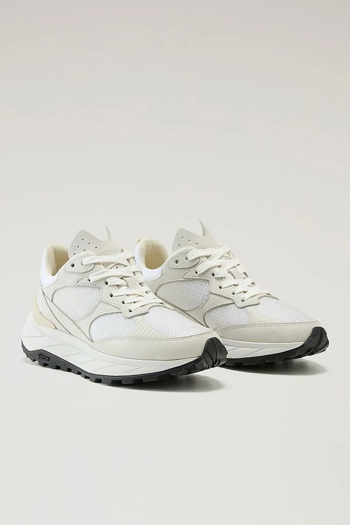 WO-FOOTWEAR Running Sneakers in Ripstop Fabric and Nubuck Leather 2
