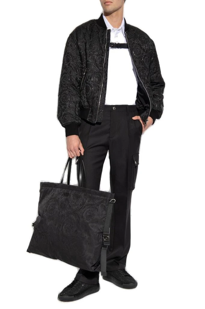 Versace Versace Baroque Cloquet Zipped Bomber Jacket 4