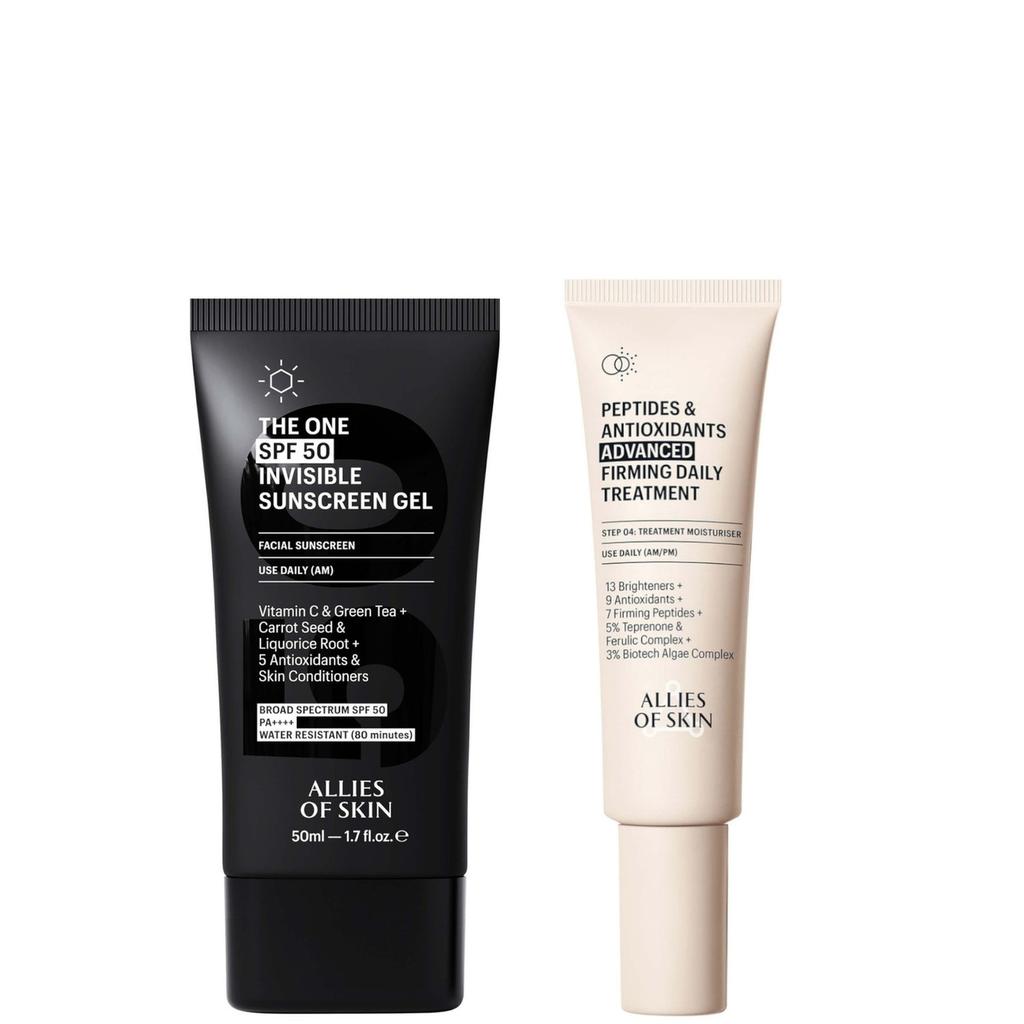 Allies of Skin Allies of Skin Supercharged Treat + Protect SPF & Moisturizer Duo
