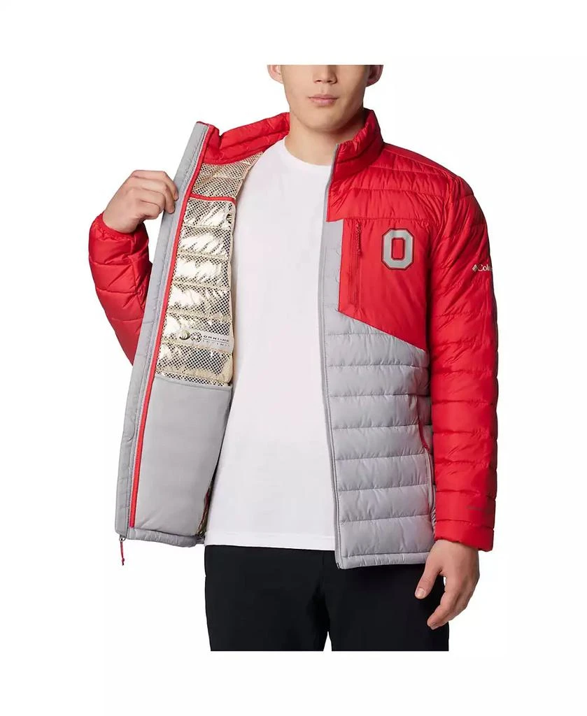 Columbia Men's Gray Ohio State Buckeyes Double Blitz Omni-Heat Infinity Insulated Full-Zip Jacket 5