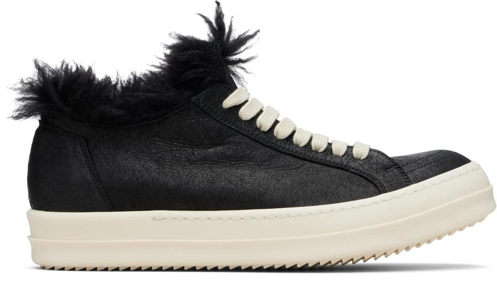 Rick Owens Black Concordians Minimal Vintage Sneaks Sneakers 1