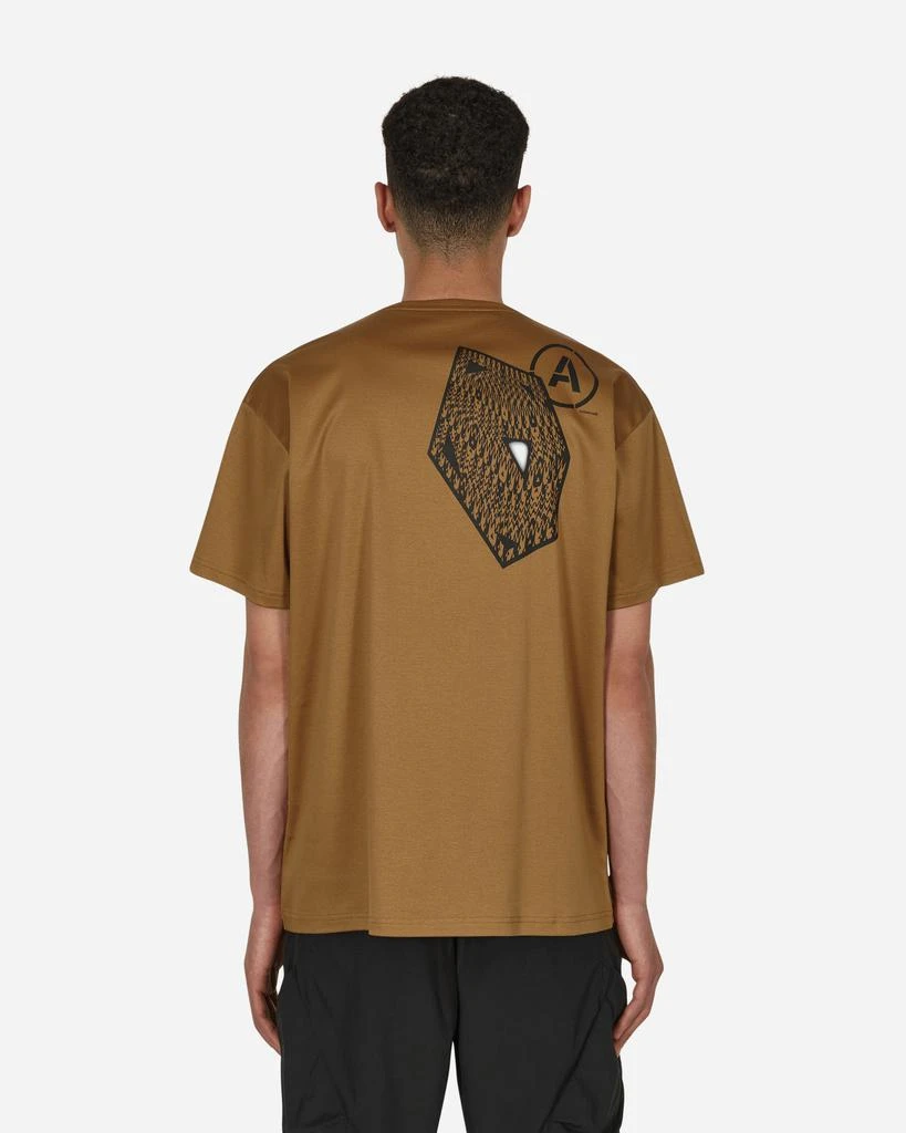 Acronym Printed T-Shirt Brown 3