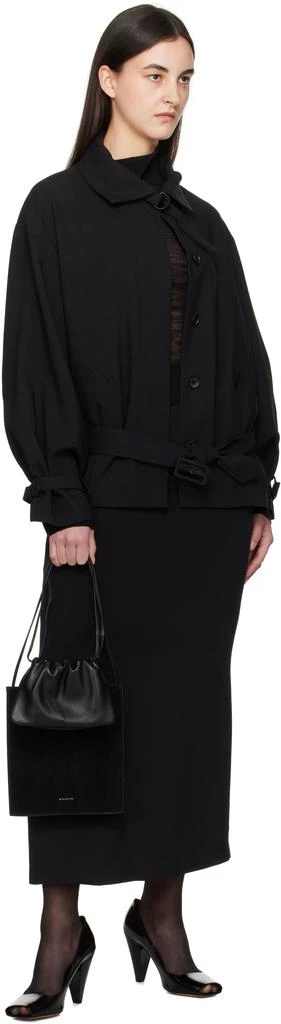 La Collection Black Alvida Midi Skirt 4
