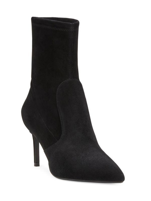 Stuart Weitzman 75MM Linsi Suede Booties