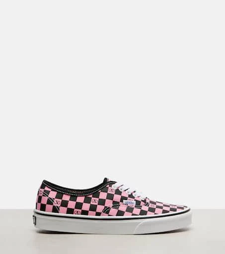 Valentino and Vans VLogo checked sneakers 4