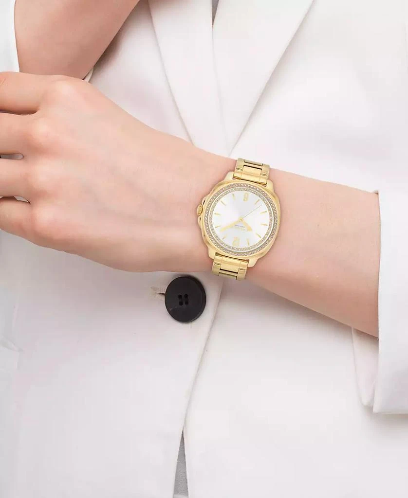 Coach Women
s Kitt Gold Tone Stainless Steel Bracelet Watch, 34mm 4