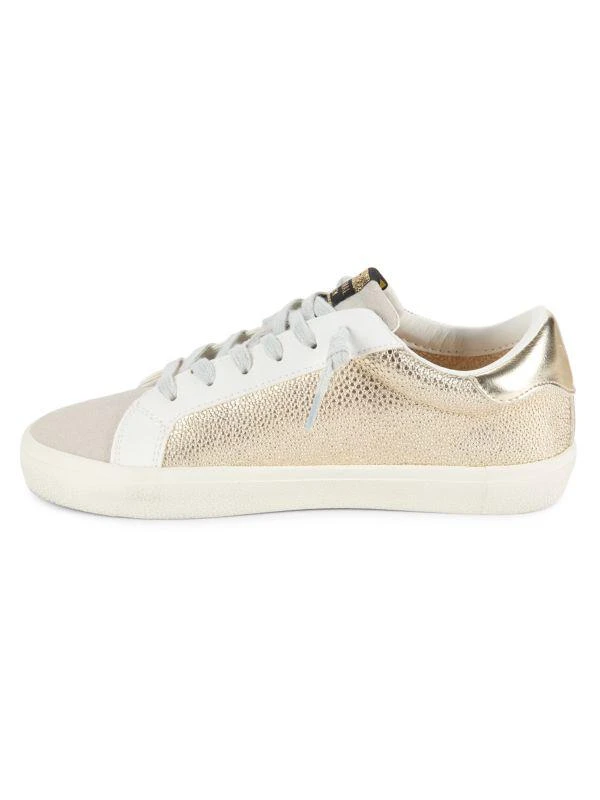 Vintage Havana Pebbled Metallic Star Sneakers 4