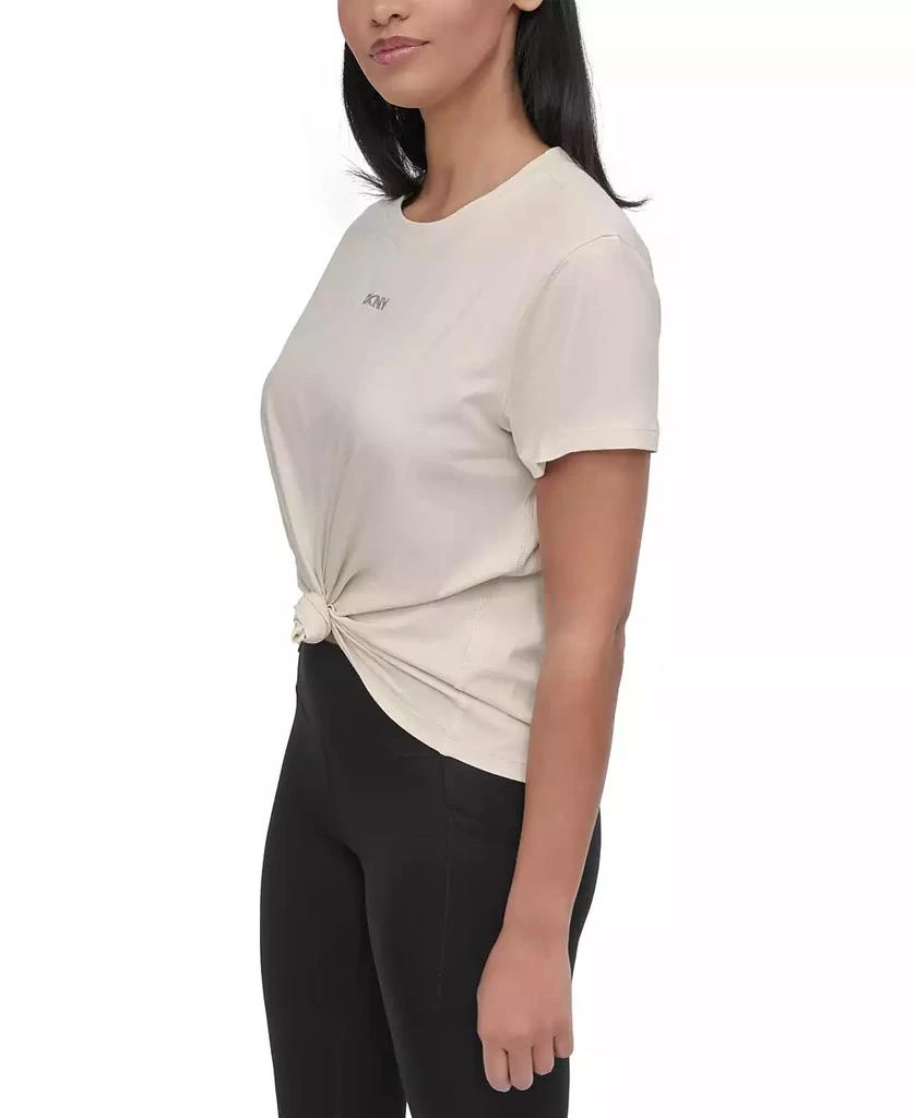 DKNY Women's Studded-Logo T-Shirt 4