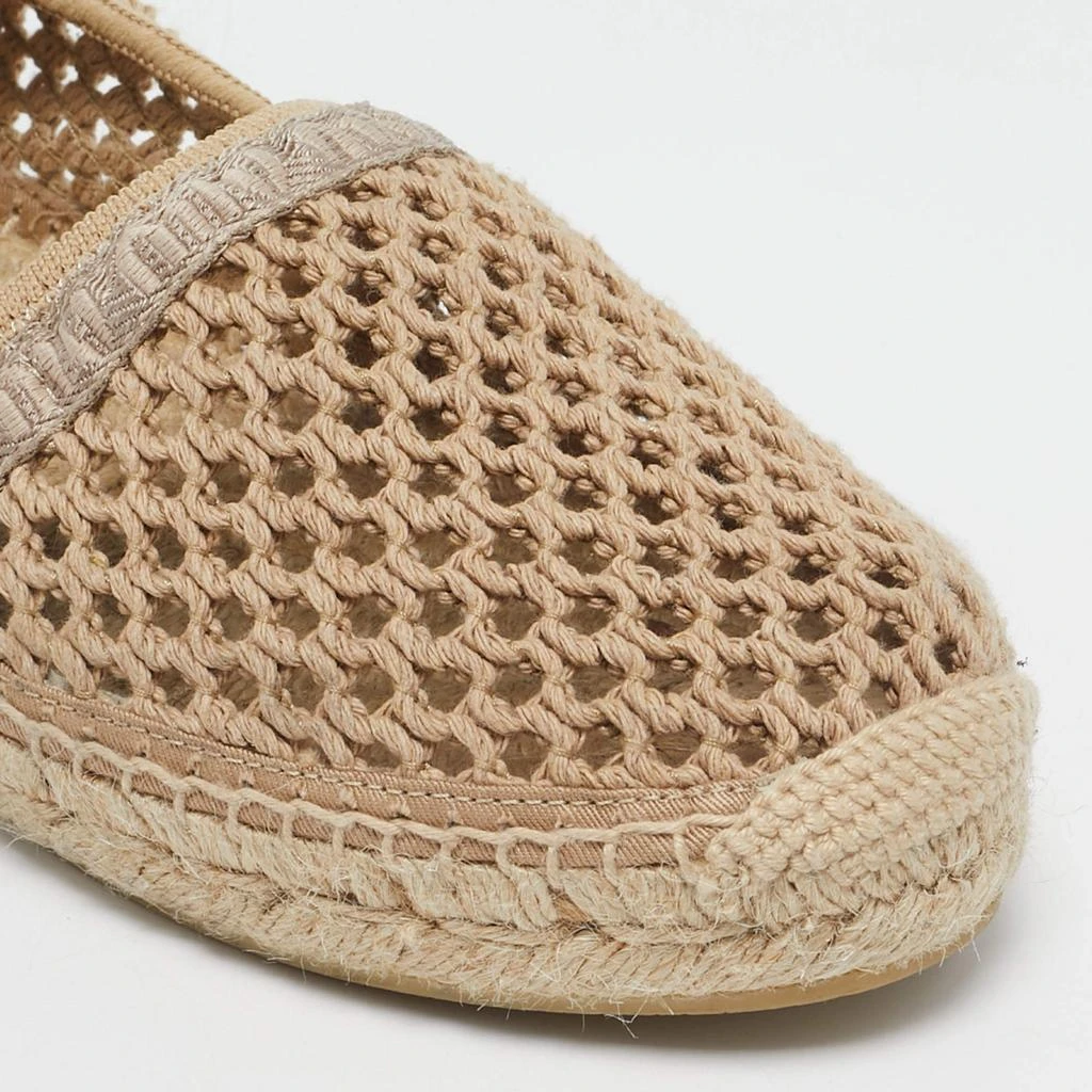 Miu Miu Miu Miu Beige Fishnet Espadrille Flats Size 39 7