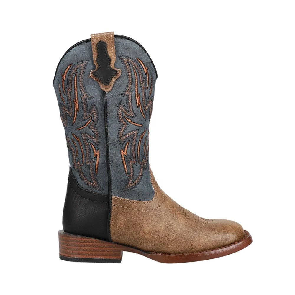 Roper Dalton Square Toe Cowboy Shoes (Little Kid)