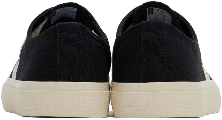 Veja Black & Off-White Wata II Low Canvas Sneakers 2