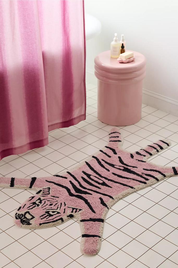 Tiger Shape Tufted Bath Mat - Thumbnail 3