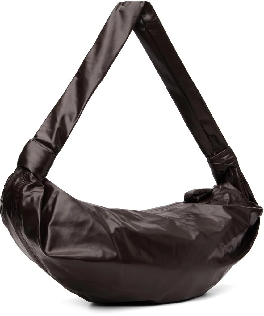 Lemaire Burgundy Large Soft Croissant Bag 3