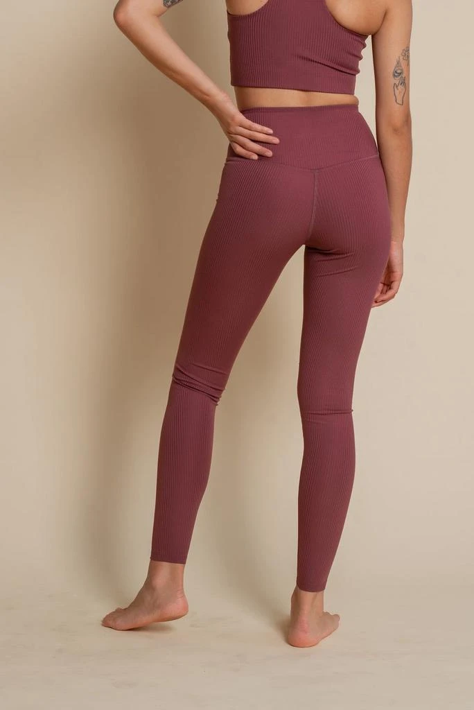 预计3周后发货 Girlfriend Collective Legging - Rib High-Rise Legging - Goji 6