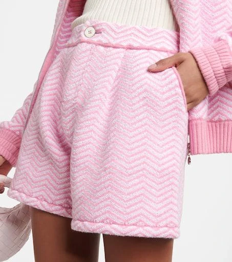 Barrie Cashmere and cotton-blend bouclé shorts 4