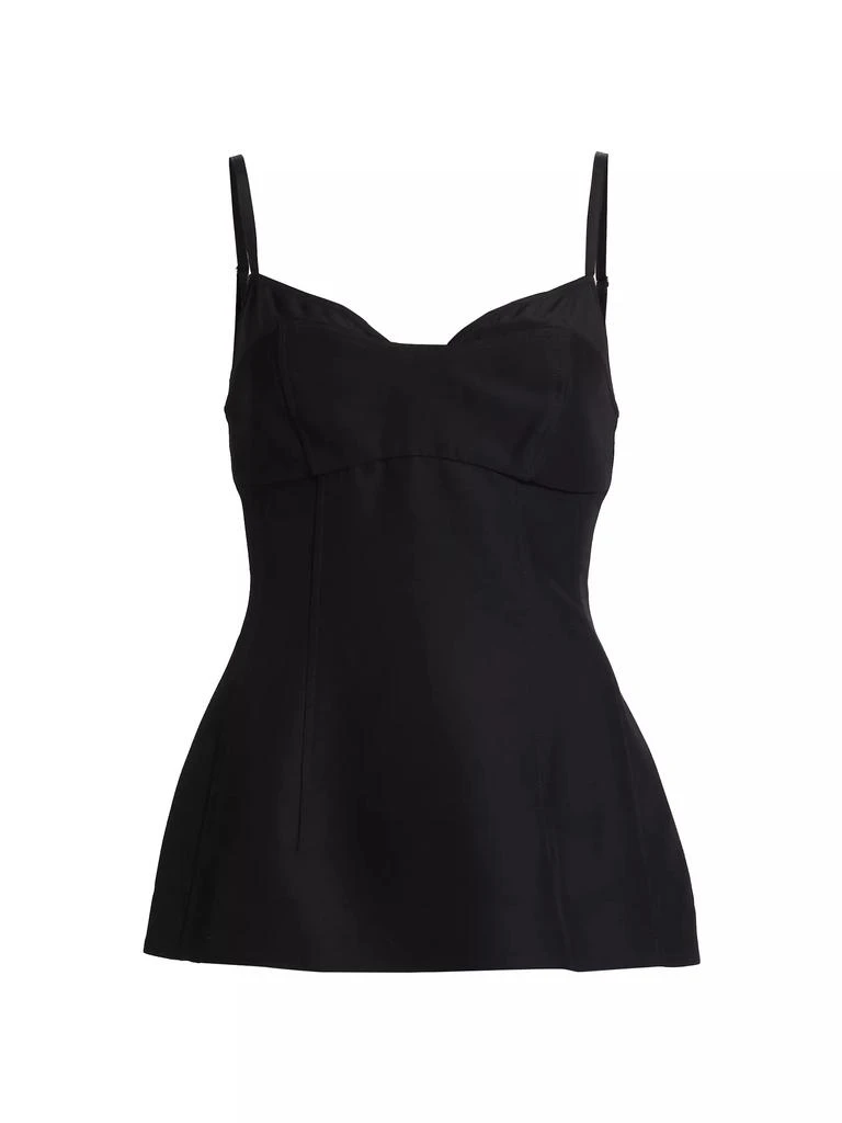 Co Bustier-Cup Seamed Tank 1