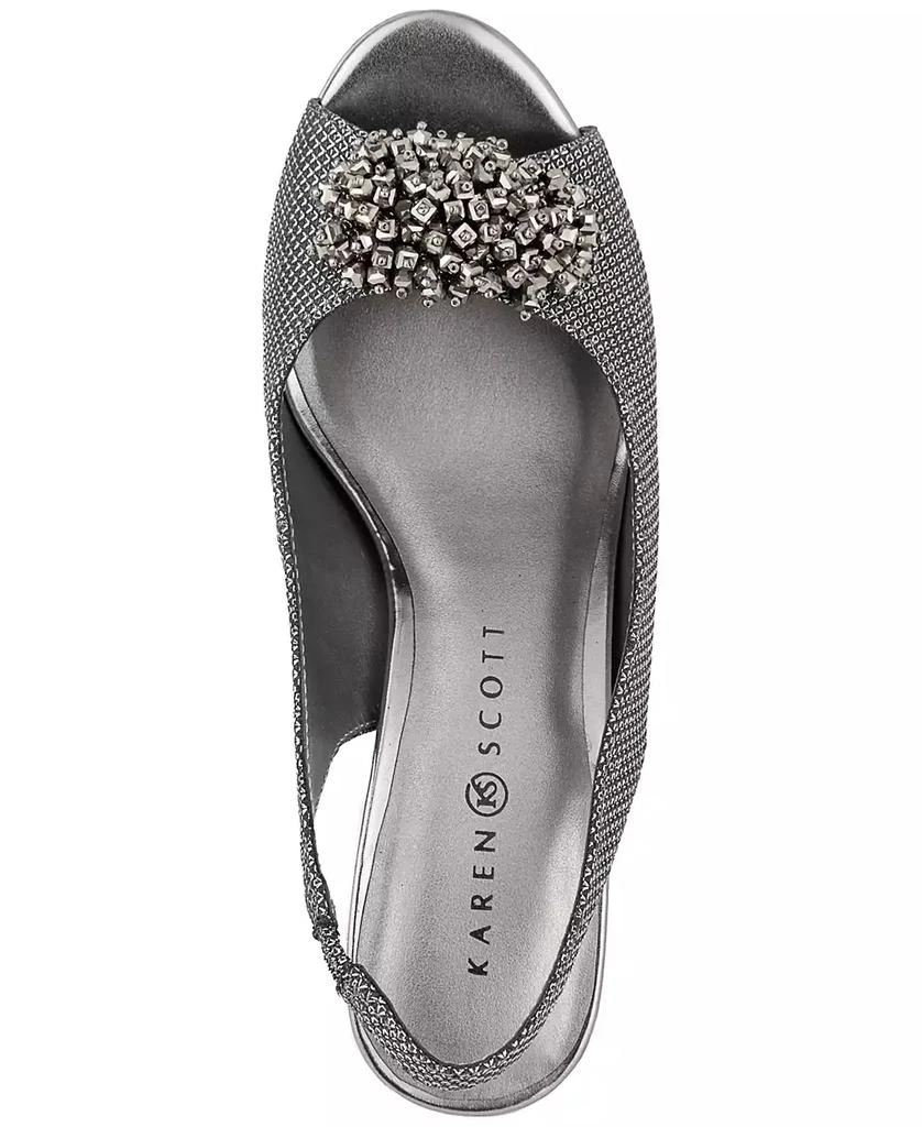 Karen Scott Breena Slingback Peep-Toe Pumps, Created for Macy's 4