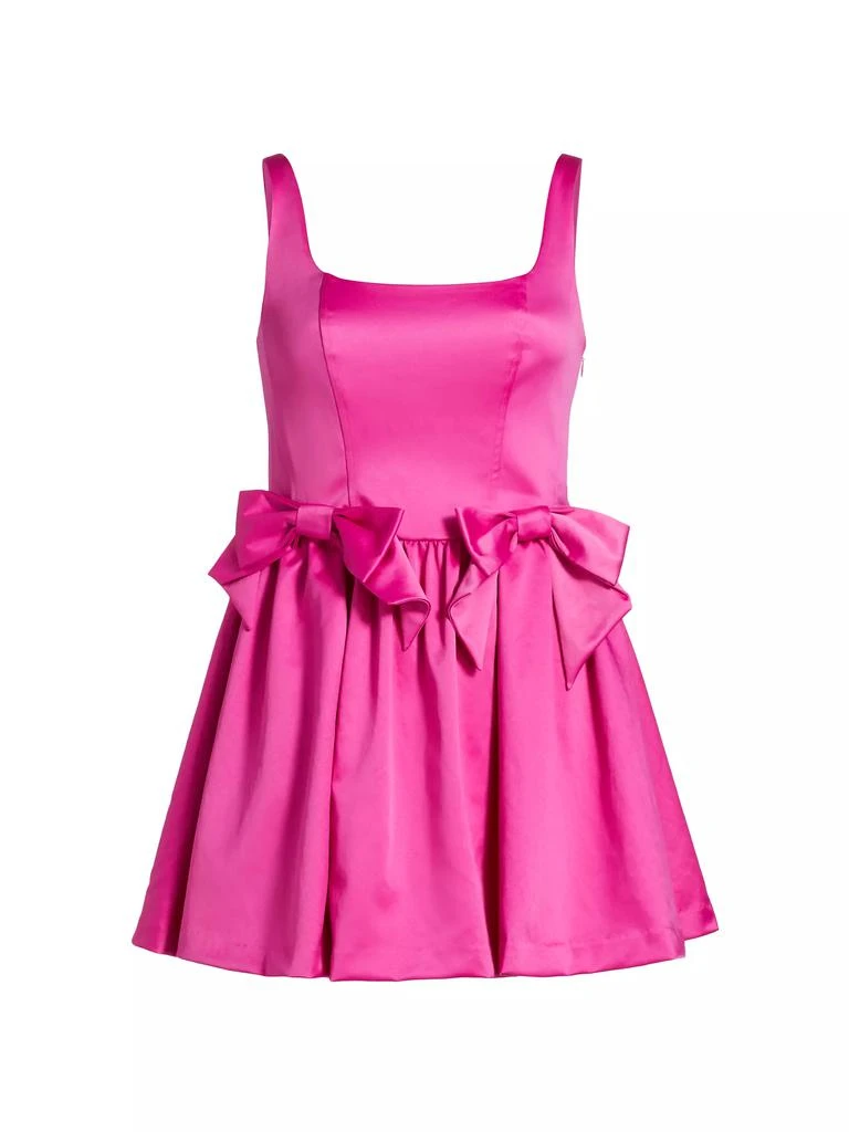 LOVESHACKFANCY Bayer Bow-Detailed A-Line Minidress 1