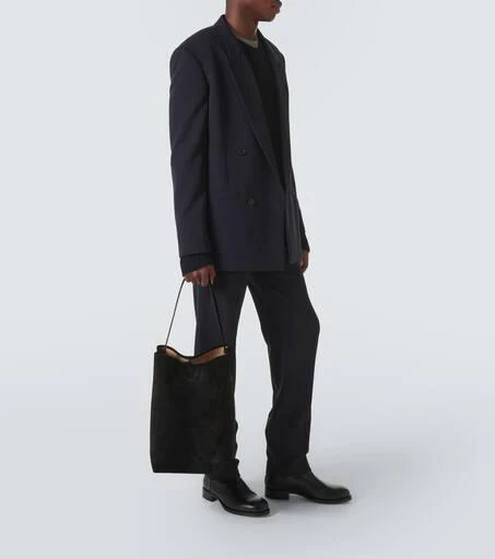 The Row N/S Park Large suede tote bag 7