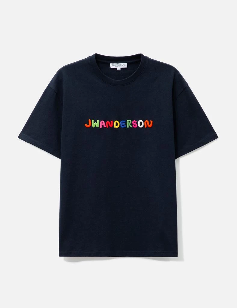 JW Anderson Logo Embroidered T-shirt 1