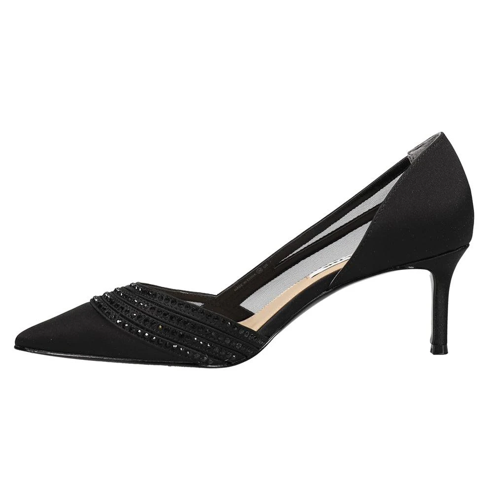 Nina Noreen Rhinestone Pointed Toe Wedding Pumps 3