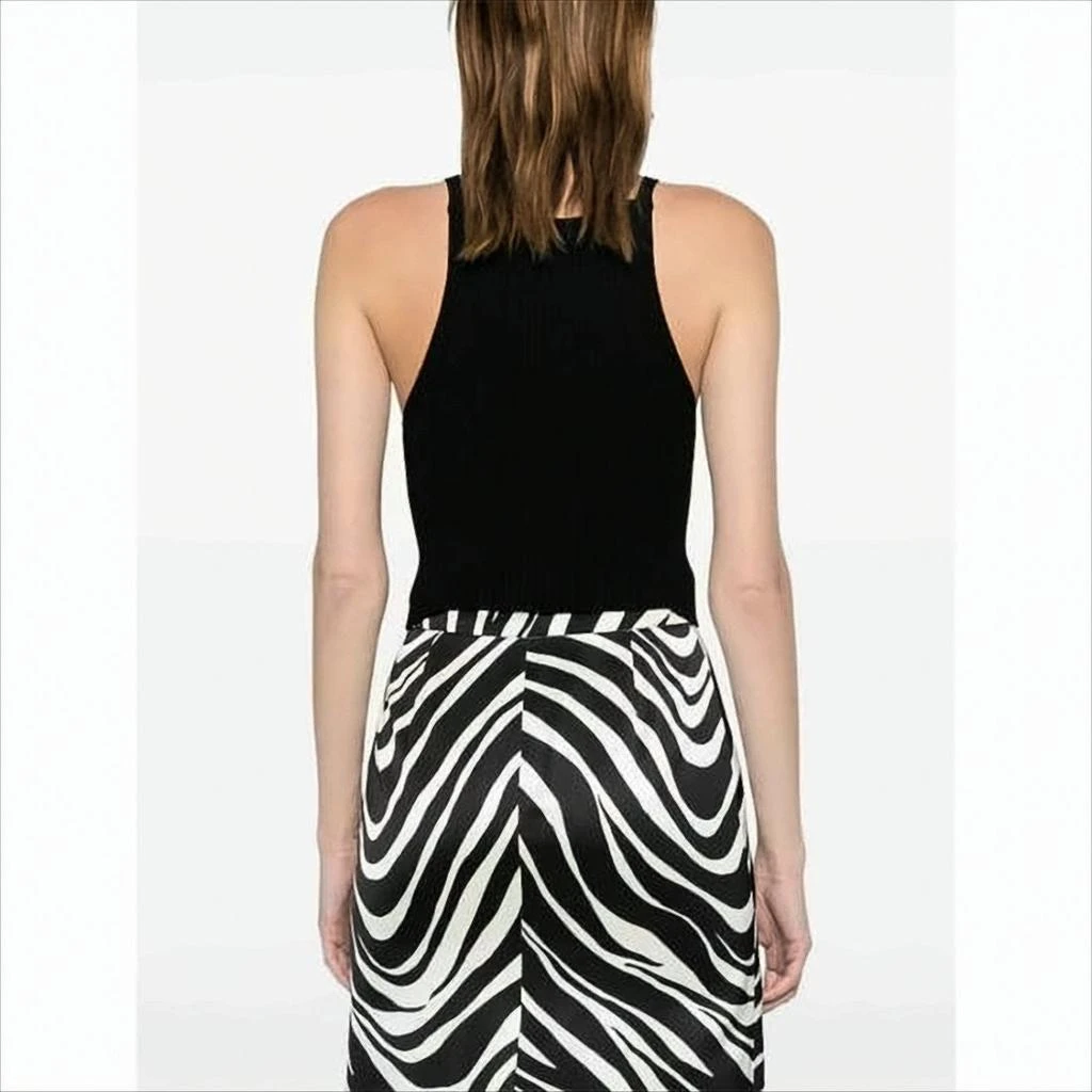 Courrèges Ribbed Sleeveless Bodysuit with High Neckline 2