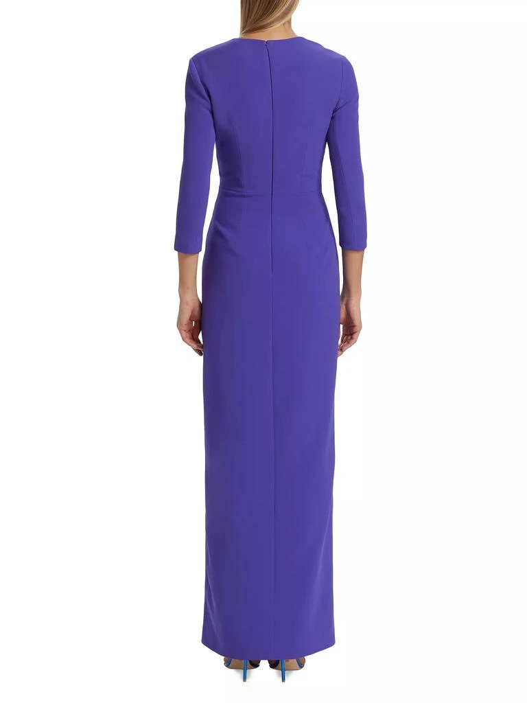 Safiyaa Ayanna Draped Crepe Gown 5