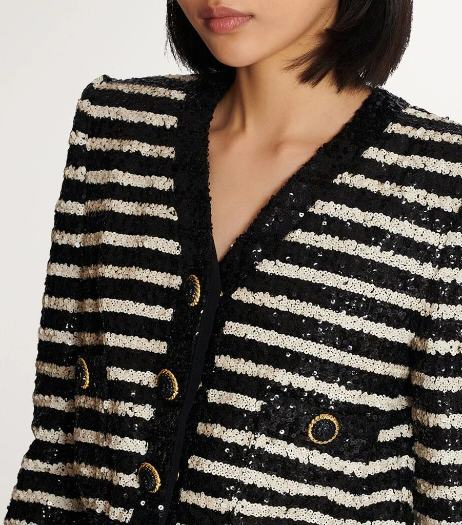 Balmain Sequin Stripe Jacket 7