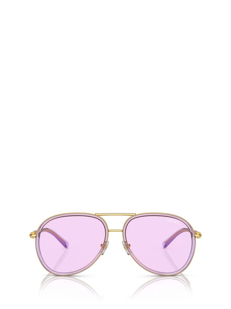Versace Eyewear Ve2260 Lilac Transparent Sunglasses 1