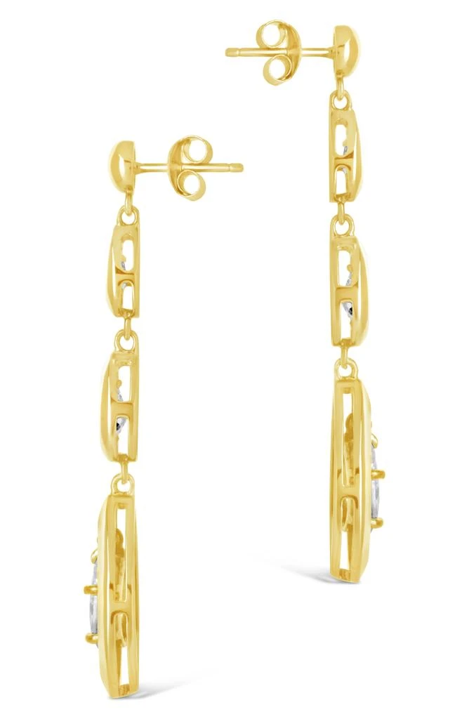 Sterling Forever Zara CZ Drop Earrings 5