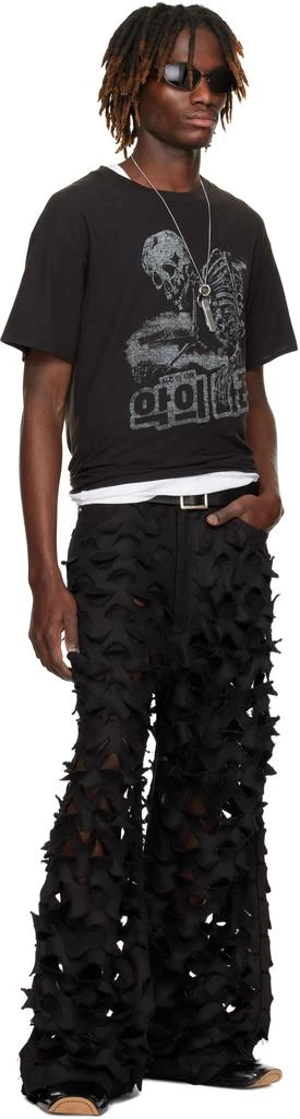 LU'U DAN Black Kraken Jeans 5