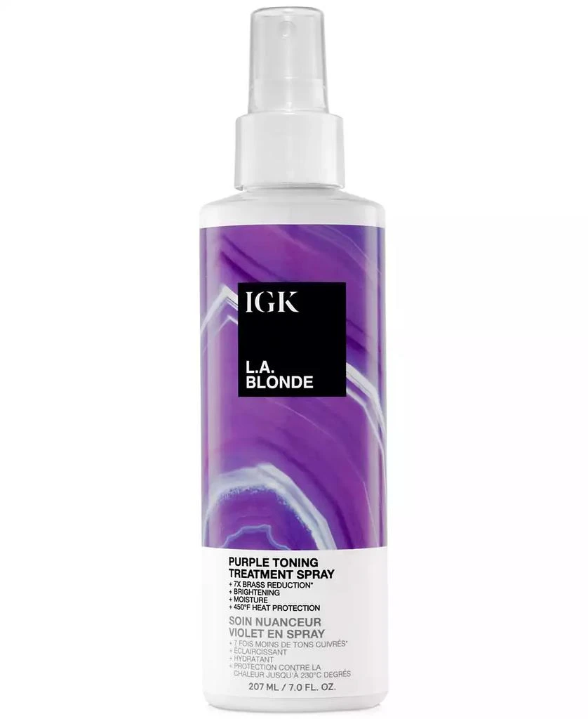 IGK Hair L.A. Blonde Purple Toning Treatment Spray 1