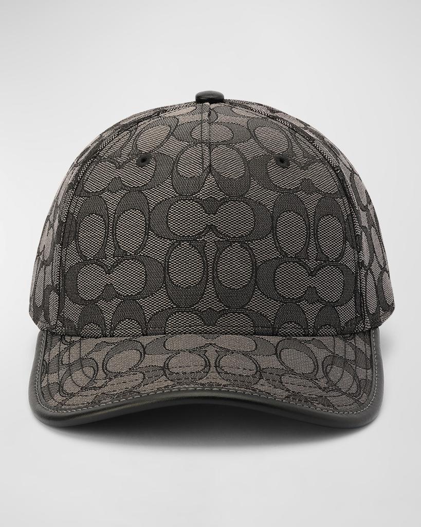 Coach Jacquard Signature C Monogram Baseball Cap