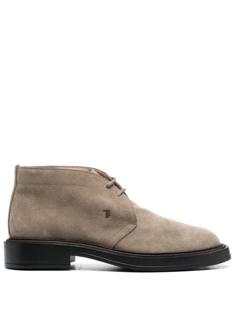 Tod's Suede Lace-Up Shoes 1