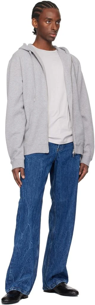 Sunspel Gray Classic T-Shirt 4