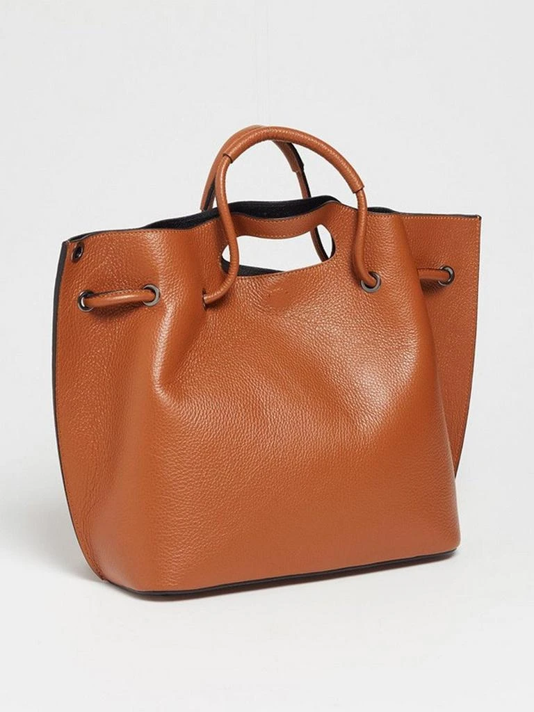 预计3周后发货 Maison Heritage Sac Cabas Prun - Camel - Femme 4