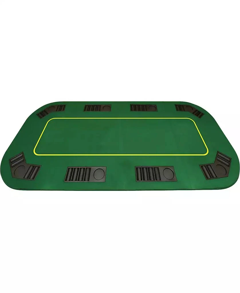 Trademark Global Trademark Poker 80" Deluxe Texas Holdem Folding Poker Tabletop 3