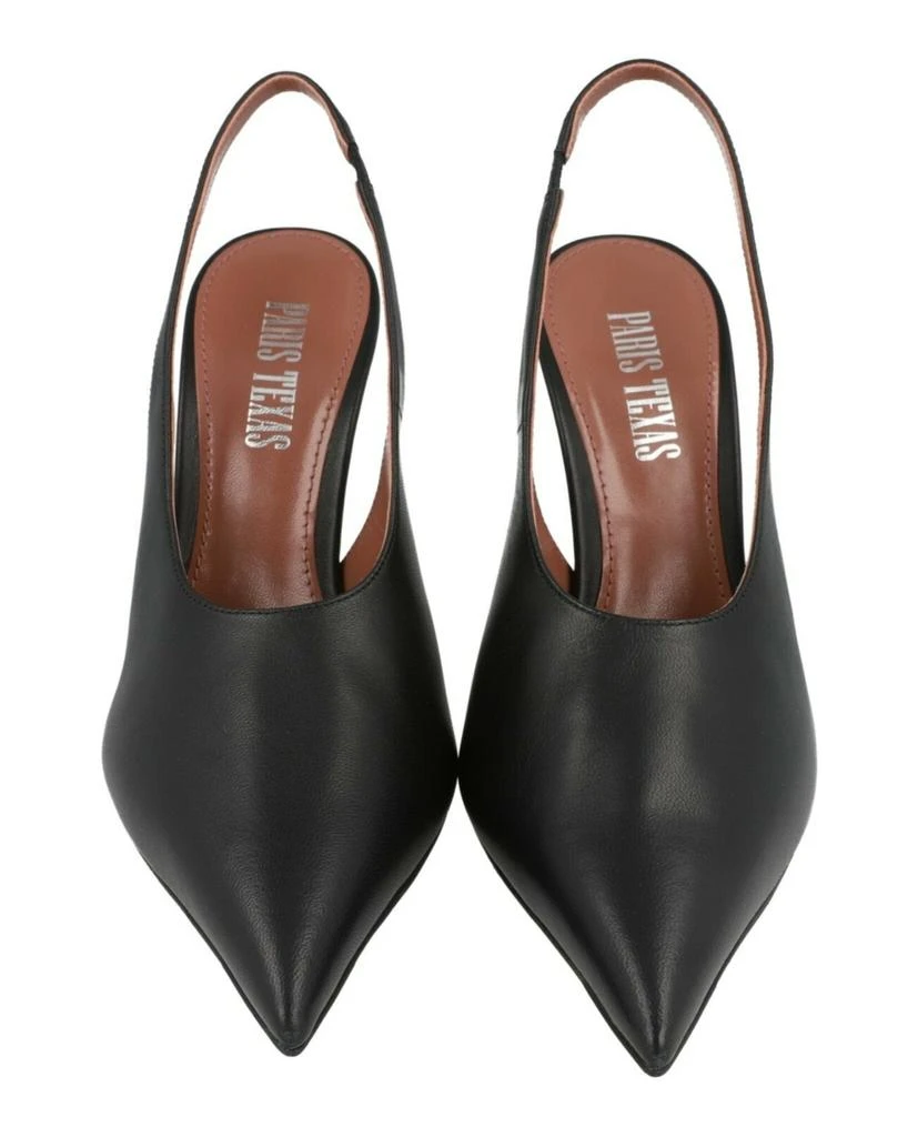 Paris Texas Nina Slingback Wedge Heels 5
