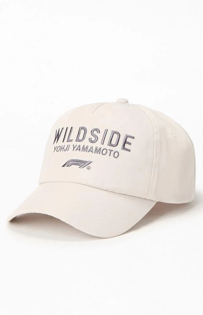 Formula 1 x Wildside Yohji Yamamoto x PacSun Tan Logo Dad Hat 6