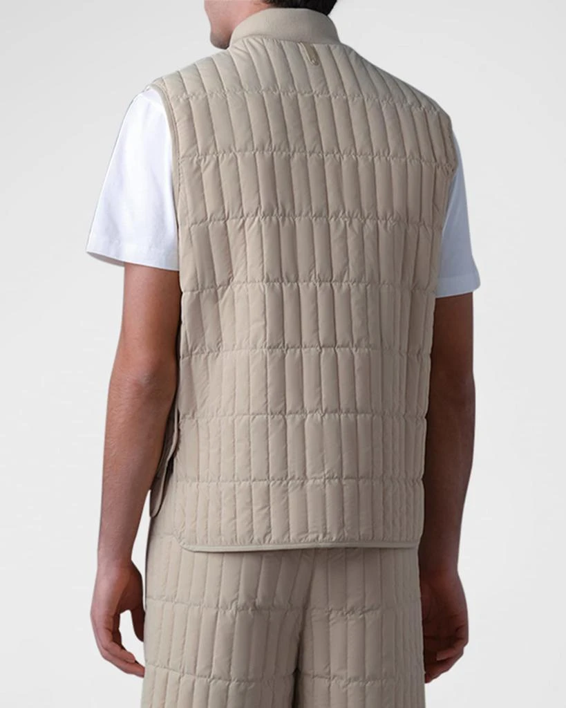 Mackage Men's Levi Water-Resistant Quilted Down Vest 4