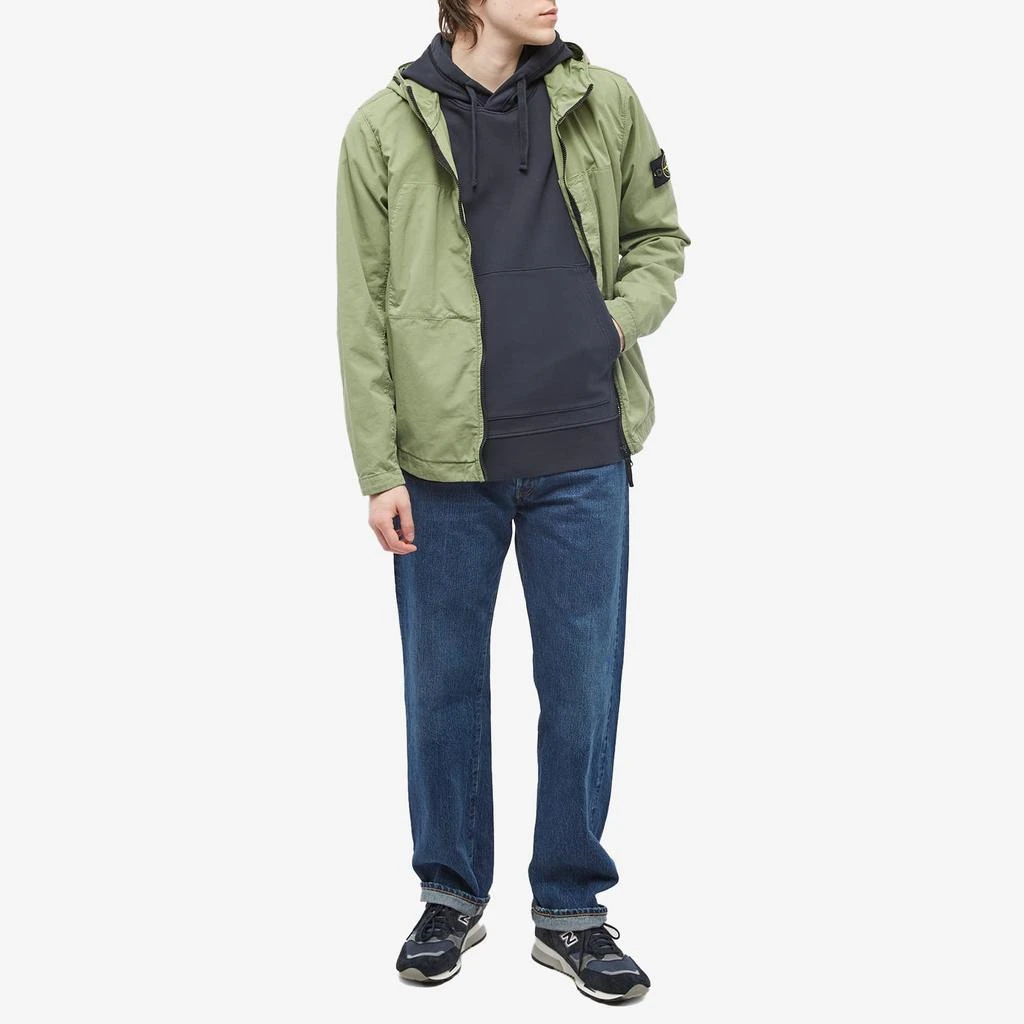 Stone Island Stone Island Garment Dyed Popover Hoodie 4