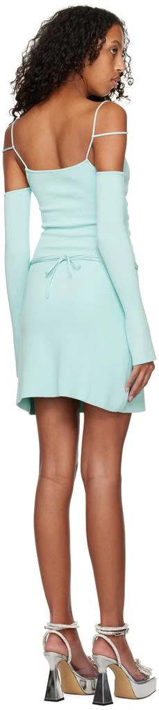 Mach & Mach Blue Kimberly Minidress 3